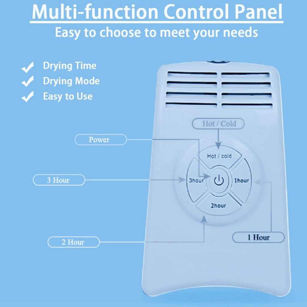Gmaxty Portable Dryer for Clothes,Portable Dryer,Portable Clothes Dryer with Cold/Hot Drying and Timer Dryer for Home Travel Business Trip