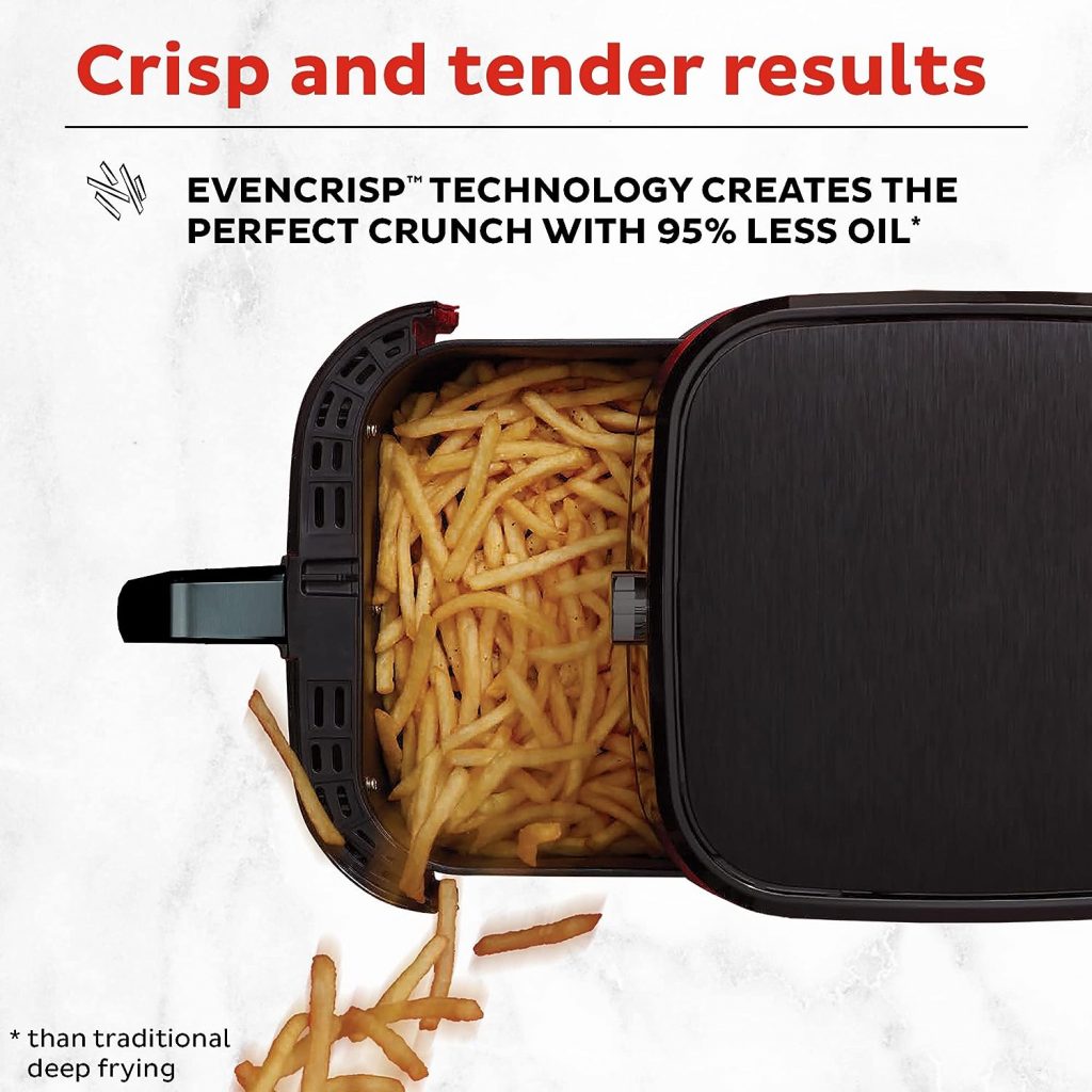 Instant Vortex 5.7QT Air Fryer Oven Combo, From the Makers of Instant Pot, Customizable Smart Cooking Programs, Digital Touchscreen, Nonstick and Dishwasher-Safe Basket, App with over 100 Recipes