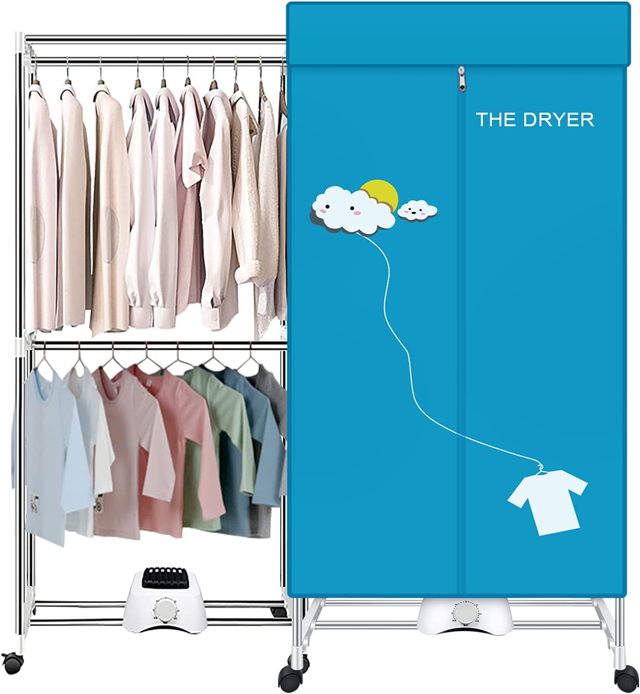 Portable Dryer 1000W Electric Clothes Dryer Machine Review