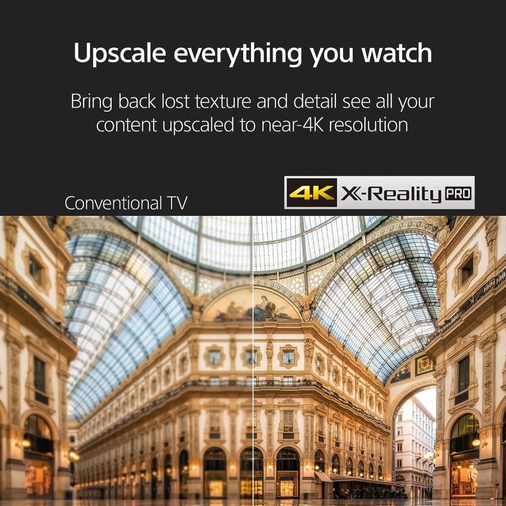 Sony 75 Inch 4K Ultra HD TV X77L Series: LED Smart Google TV KD75X77L- 2023 Model, Black