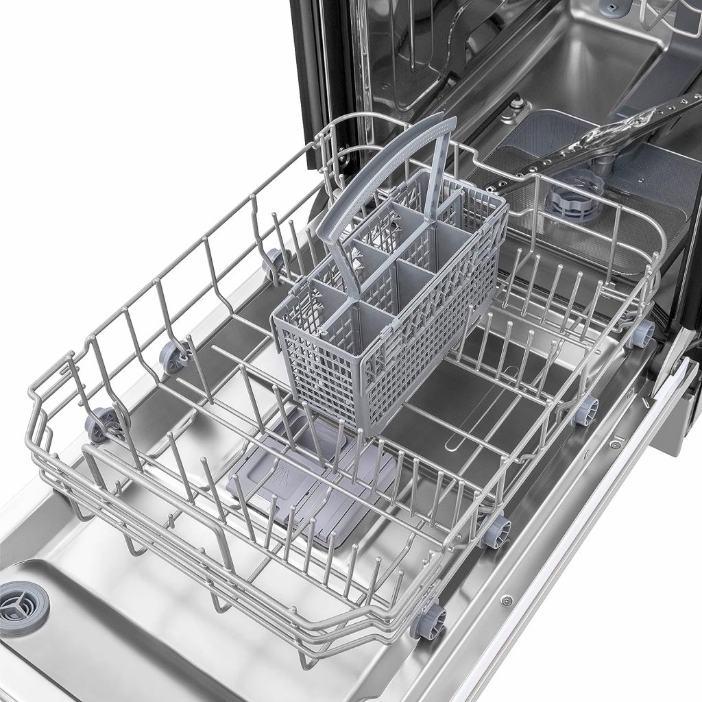 ZLINE 18 in. Top Control Dishwasher in Custom Panel Ready with Stainless Steel Tub